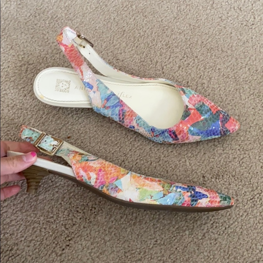 Colorful high heels
